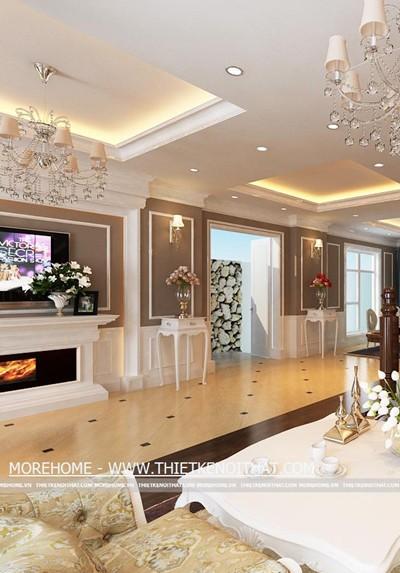 Nội thất biệt thự Vinhomes Riverside tân cổ điển Khu Hoa Lan HL0516